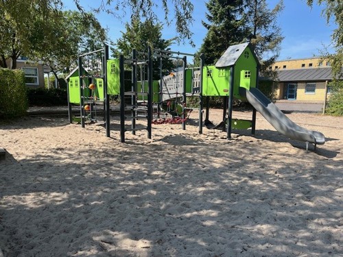 Legetårn på Trækronens legeplads