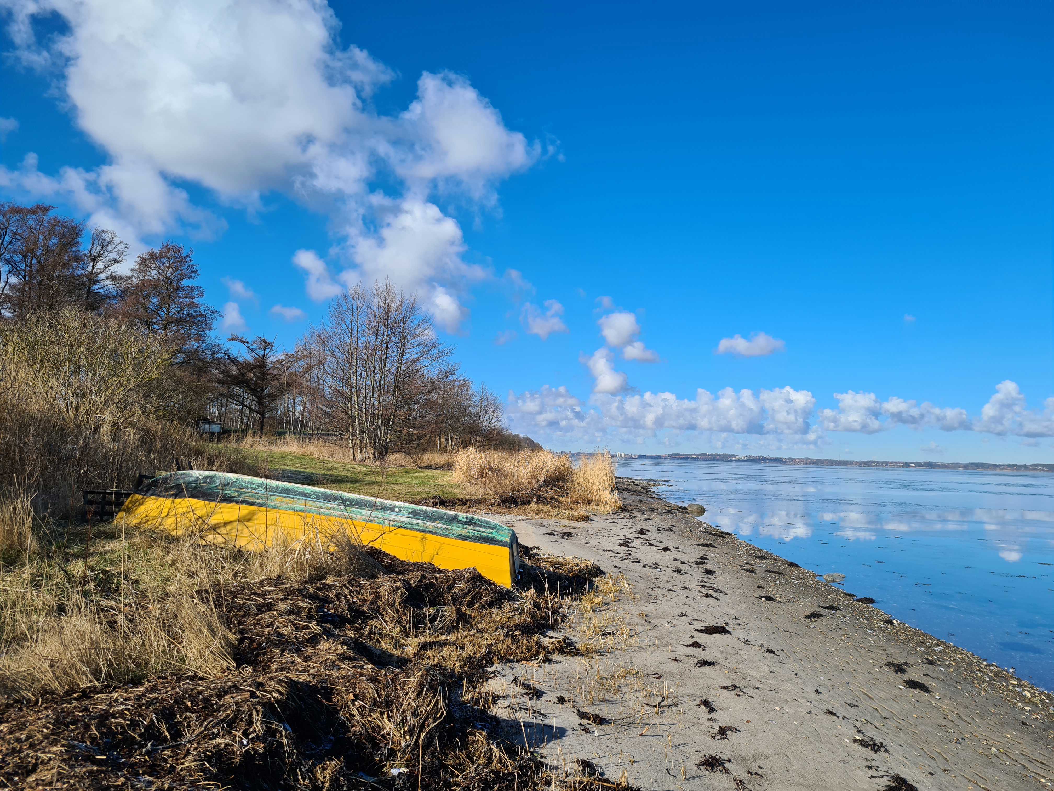 Vandreruten Horsens Fjord, sydsiden af fjorden, med kig ud over vandet